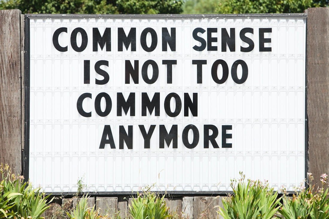 Common Sense - Important for Health and Life